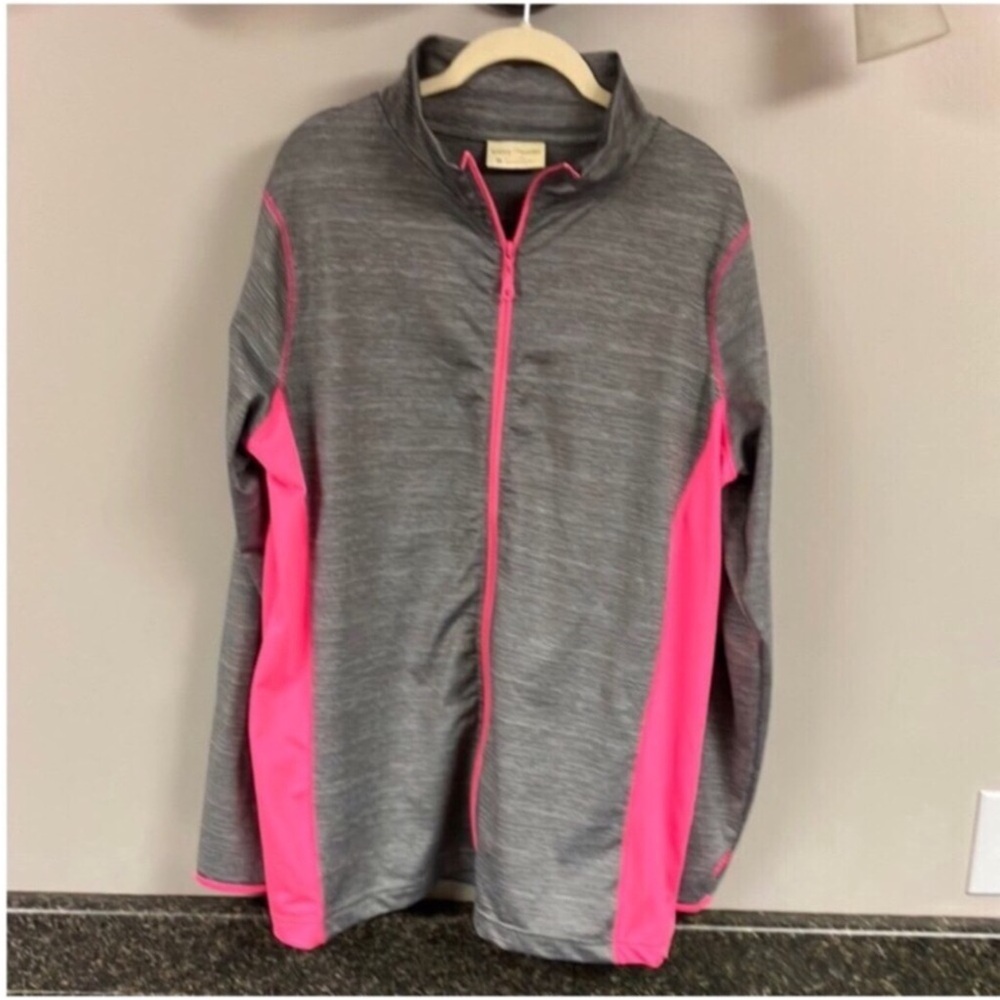 Bobbie Brooks Gray and Pink Jacket